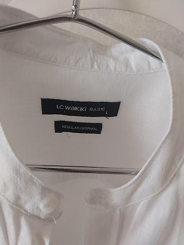 Рубашки: Мужская рубашка, Lc Waikiki, L, цвет - Белый — 2