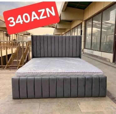 Çarpayılar: Yeni, İkinəfərlik çarpayı, Bazasız, Matras ilə, Siyirməsiz, Azərbaycan — 1