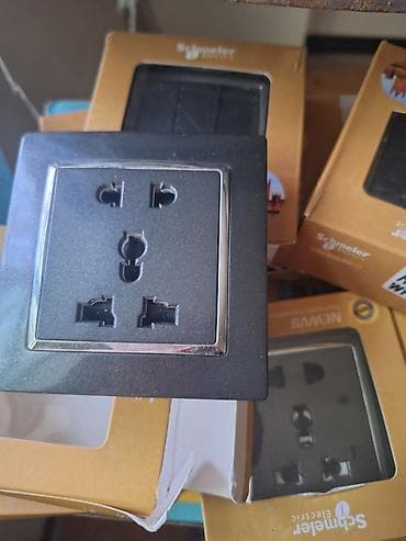 Rozetkalar: Universal divar rozetkası – Schmeler Electric (NEWWS seriyası) - — 1