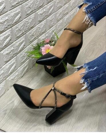 mimy ortopedik ayakkabı: Tuflilər, Ölçü: 39, rəng - Qara, Yeni — 1