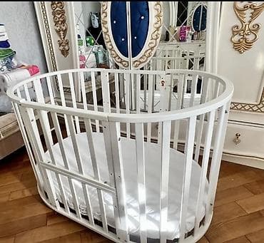 uşaq ucun matras: Oğlan və qız üçün, Yumru, Beşik, Matras ilə, Yellənmə mexanizm ilə — 1