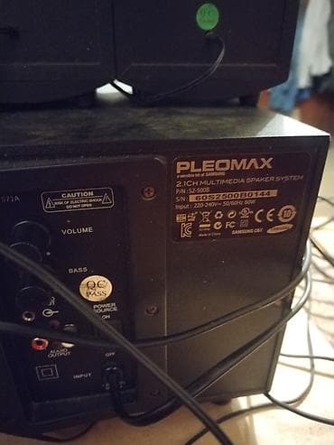 komputer masaustu: PLEOMAX S2-500B 2.1 Multimedia Akustik Sistem - Brend/model: PLEOMAX — 2