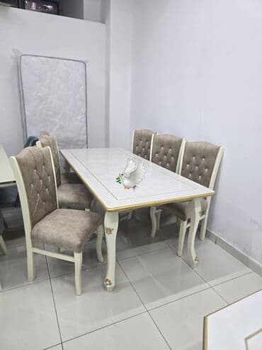 işlənmiş masa və oturacaqlar: Masa desti yeni — 1