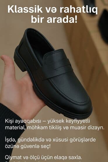 домашние тапочки новый: Klassik və rahatlıq bir arada – kişi loaferi - Material: yüksək — 1