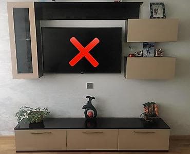 ucuz sfaner: NurideTV stend Satılır 80₼ Heç bir deffekti yoxdu Şüşəli şkaf — 1