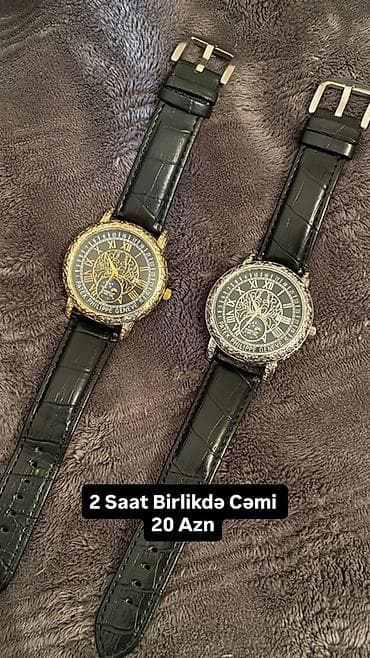 Yeni, Klassik Saat dəsti, rəng - Qara