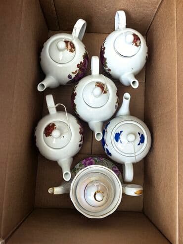 Rəng - Ağ, Dəm caydanı, Farfor