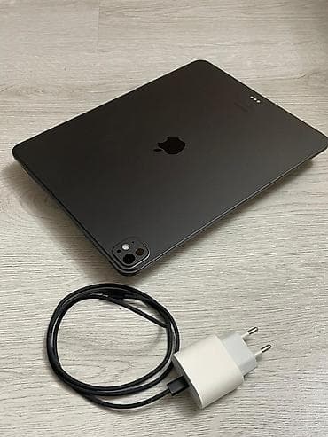 iphone adapter usb: Apple iPad Pro 13 inch m4 256gb yaddaş – Space Black rəng pil 97% — 6