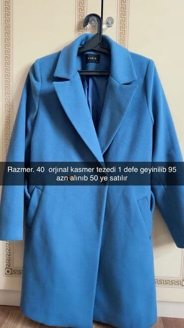 Palto, L, rəng - Göy lalafo.az -da Palto, L, rəng - Göy