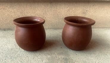 Termoqablar: Fincanlar, rəng - Qəhvəyi, Keramika, 2 ədədli dəst — 2