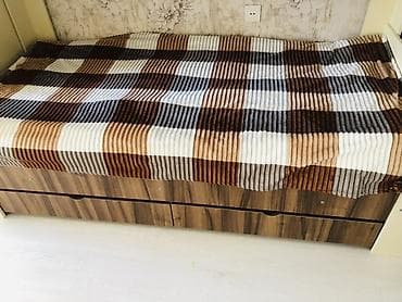 mebillər: Oğlan və qız üçün, İşlənmiş, Çarpayı, Matras ilə, Siyirməli, Laminat — 4