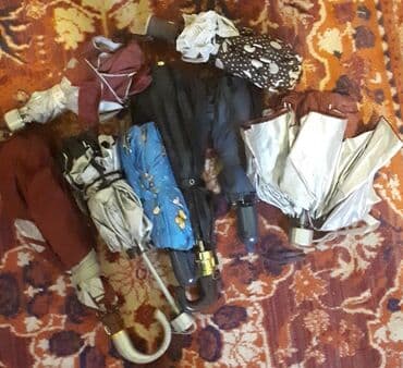 kubik qiyməti: Çətirler – müxtəlif rəng və naxışlarda .qiymet endirimle birine aiddir — 2