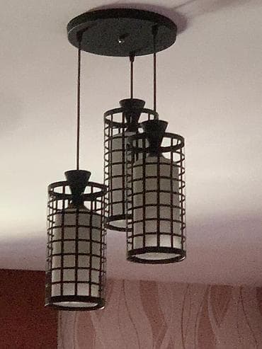 Çılçıraq, 3 lampa, Metal