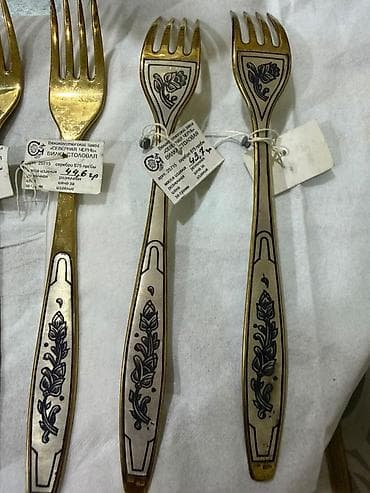 klyonka sufre: Şimal Çern (Северная Чернь) zavodunun gümüş masa dəsti - Material — 7