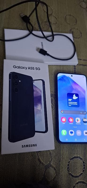 Samsung Galaxy A55 5G, 256 GB, rəng - Göy, Sənədlərlə — 3