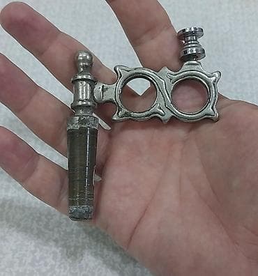 somavar: Samovar lūləyi kranı qədimi, yaxşı vəziyyətdədir. Ölçüləri xətkeşlə — 2