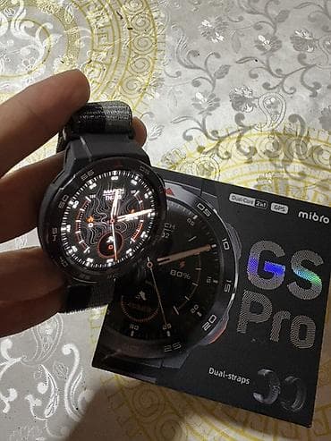 Smart saat, Mibro, Sensor ekran, rəng - Qara