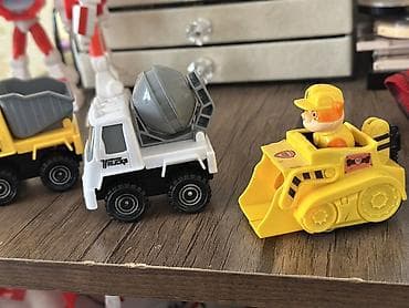 balaca təkər: Uşaq oyuncaqları – mini tikinti maşınları dəsti Təsvir: - Kiçik — 2