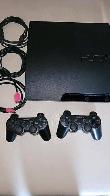 PS4 (Sony Playstation 4): Playstation 3 slim Evde istifade olunub Hec bir problemi yoxdu Qizmasi — 1