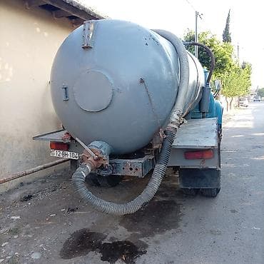 moto kavasaki: ZİL əsaslı vakuum kanalizasiya maşını (ассенизатор) 8.5 Ton Çən, Dizel — 4