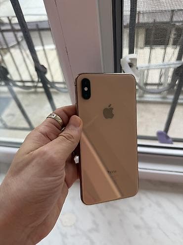 telfon 100: IPhone Xs Max, Qızılı, Face ID — 10