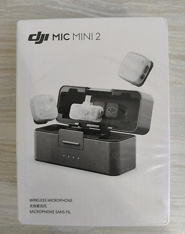 DJI Mic Mini 2 — simsiz mikrofon sistemi (2 TX +1 mobile Rx)