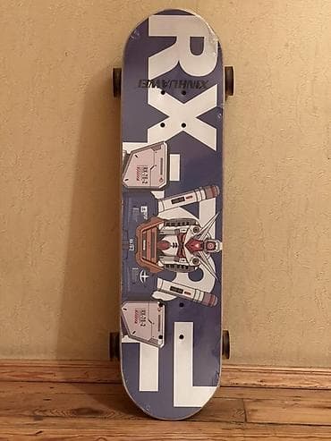 Skateboard – RX-78-2 temalı - Taxta: Klassik double-kick konkav — 1