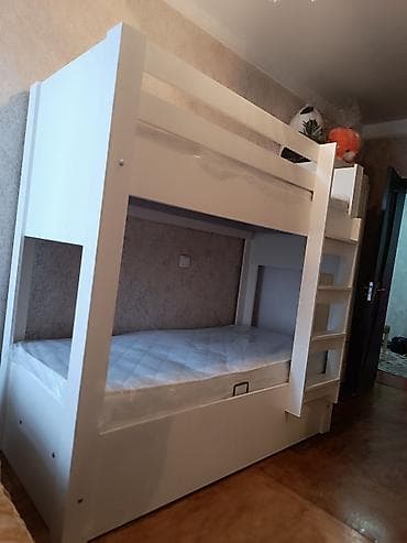 Oğlan və qız üçün, Yeni, Çarpayı, Matras ilə, Siyirməli, Laminat