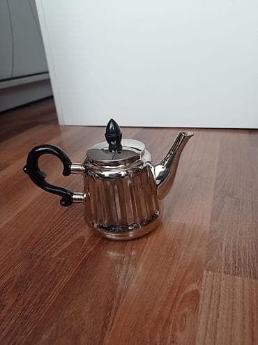 Qab-qacaq və mətbəx ləvazimatları: Çay dəsti, rəng - Gümüşü, Metal — 2