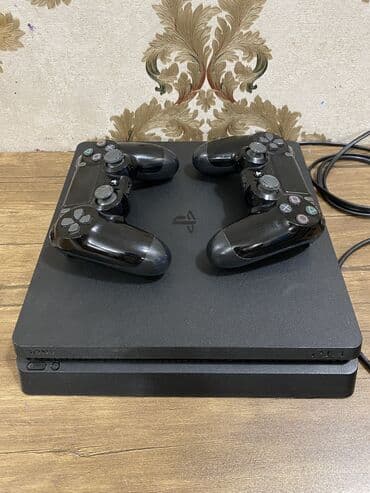 irşad ps4: Sony PlayStation 4 Slim (PS4 slim) 500GB + Gta V oyunu Cihazı 0 — 3