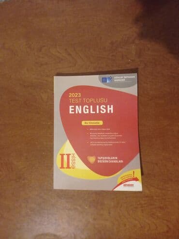 İngilis dili test toplusu 2ci hissə Variantlar işarələnməyib Vərəqlər