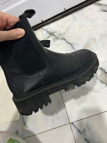 rezin çəkmələr: Qara rəngli qalın altlıqlı Chelsea tipli çəkmələr - Model: Chelsea — 2