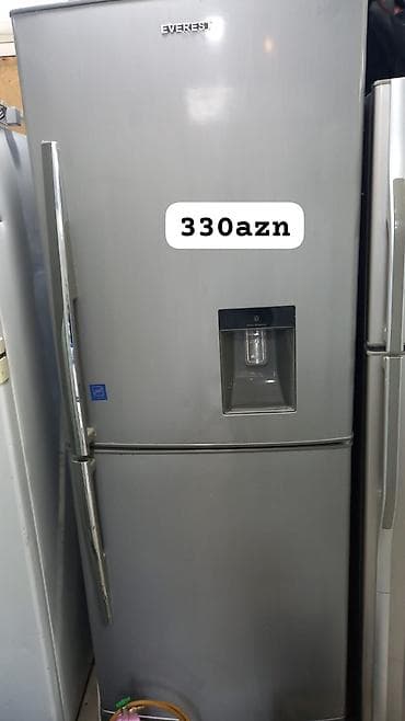 su xaladeniki: 2 qapılı Soyuducu Satılır, rəng - Gümüşü, Dispenserli — 2