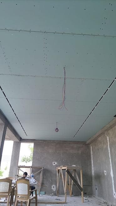 tavan dizaynlari: Alçıpan tavanların quraşdırılması xidməti - Asma və çoxsəviyyəli — 3