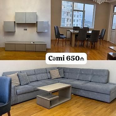 Divan və masa dəsti satılır 650₼. ideal vəziyyətdə. Ünvan — 1