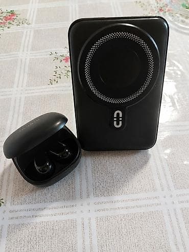 iphone 12 adapter: İşlənmiş Simsiz (Bluetooth) Qulaqcıqlar, Xiaomi, rəng - Qara — 1