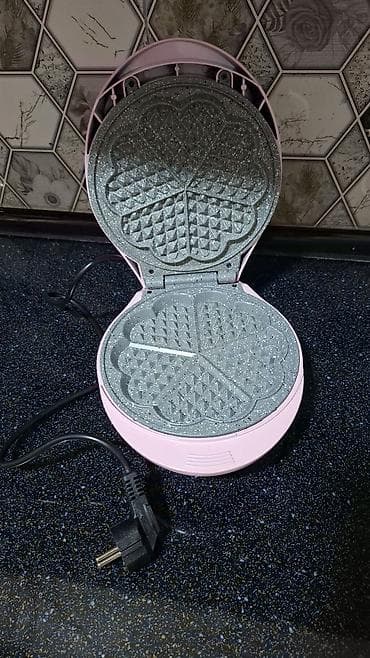 popqorum aparatı: Cookplus vafli bişirən aparatı - Rəng: açıq çəhrayı gövdə - Üst — 2