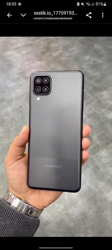 iphone 5 ekranı: Samsung Galaxy A12, 32 GB, rəng - Qara, İki sim kartlı — 2