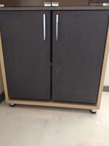 спальный шкаф купе: Ofis mebelləri dəsti - 1 qapılı hündür dolab: açılan qapı, metal — 5