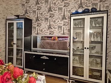 şamdan: Qonaq otağı üçün mebel dəsti – klassik-qara-ağ dizayn Tərkib: - 2 — 4