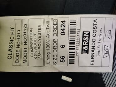 paltar geyim: Kişi kostyum dəsti (2 ədəd) - Rənglər: tünd göy və qara - Kəsim — 7