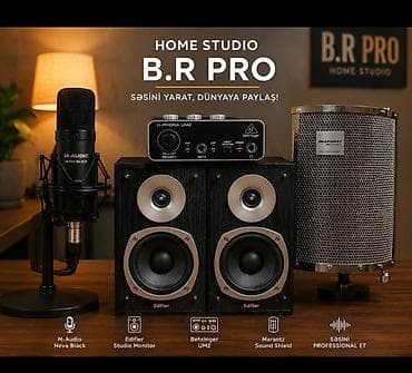 HOME STUDIO B.R PRO – səsini yarat, dünyaya paylaş! Tərkib: - M-Audio