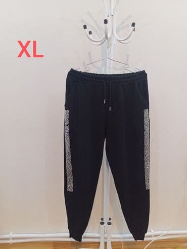 Opel: Unisex idman şalvarı – ölçü: XL - Rəng: qara - Kəsim: klassik jogger — 1