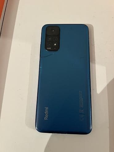 Redmi Note 11, 64 GB, rəng - Mavi, Qırıq