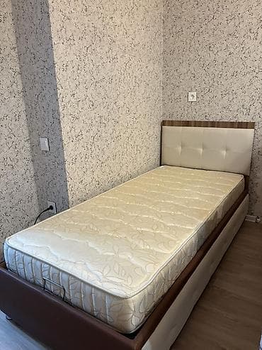 Təknəfərlik çarpayı, Bazalı, Matras ilə, Siyirməsiz