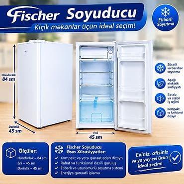 Fischer Soyuducu – kiçik məkanlar üçün ideal seçim! Ölçülər: -