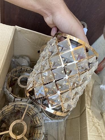 xrustal vaz: Çılçıraq, 10 və daha çox lampa, Xrustal — 2