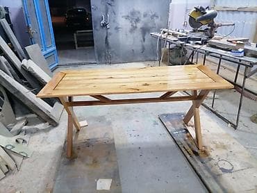 Нераскладной, Дерево, Прямоугольный стол — 3