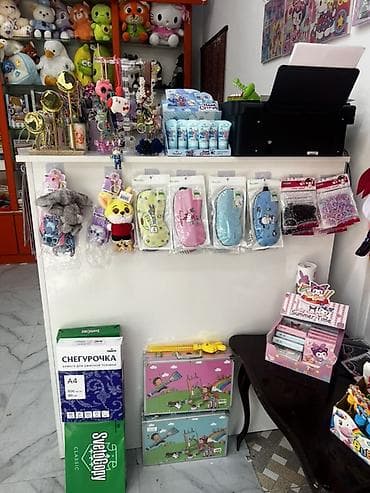 kassa stol: Ağ rəngli kassir/administrator stolu – mağaza, butik və ofislər üçün — 2
