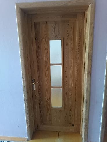 otag gapisi: Ağac daxili qapılar dəsti - Material: təbii taxta (ağac toxuması — 3